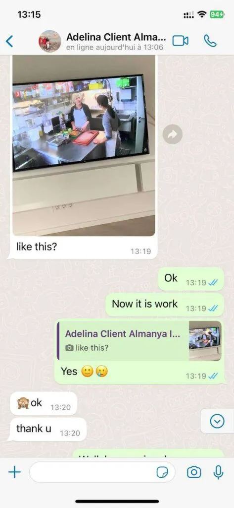 WhatsApp rapid customer support troubleshooting chat